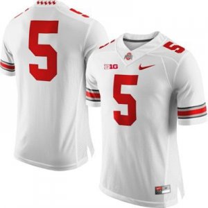 Men's NCAA Ohio State Buckeyes Braxton Miller #5 College Stitched Authentic Nike White Football Jersey OV20C24YL